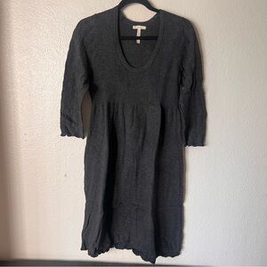 Knit Old Navy Maternity Dress Charcoal Gray